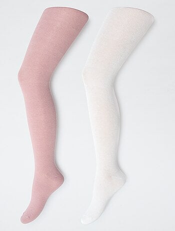 Pack de 2 pares de medias cálidas lisas