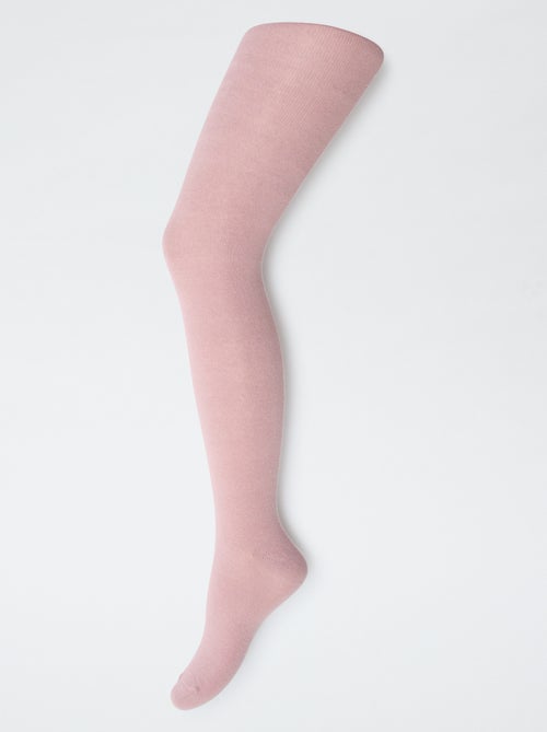 pack de 2 pares de medias cálidas lisas - Kiabi