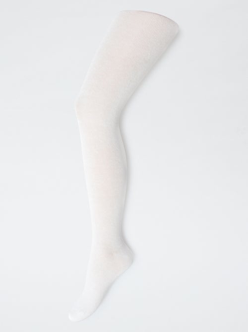 pack de 2 pares de medias cálidas lisas - Kiabi