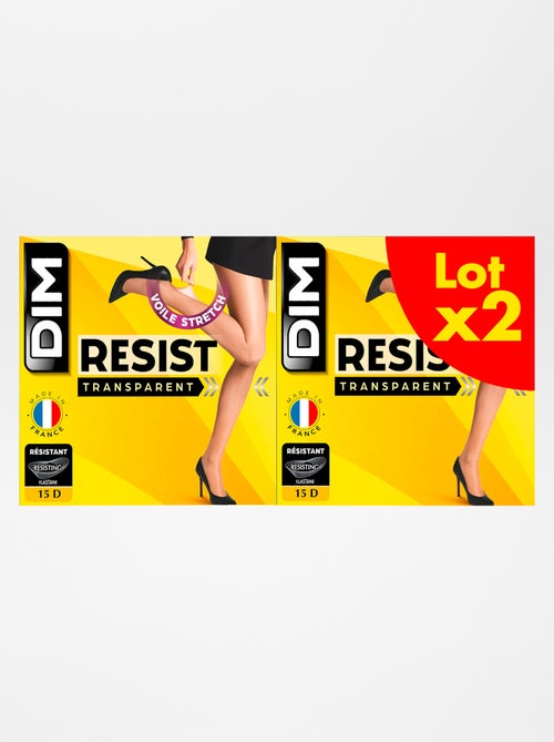 Pack de 2 pares de medias 'Dim' - Kiabi