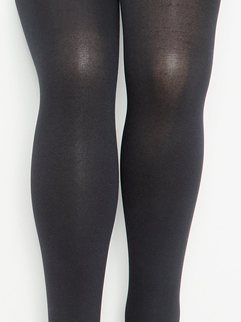 Pack de 2 pares de medias Negro - Kiabi