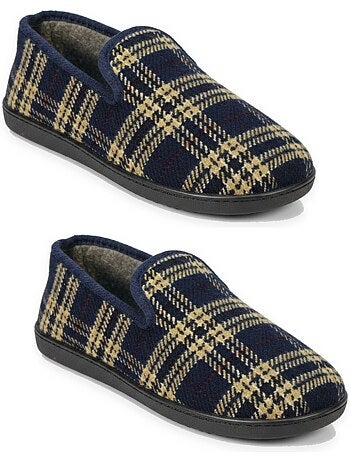 Pack de 2 pares de zapatillas de casa charentaises hombre ozabi