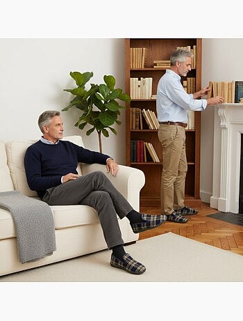 Pack de 2 pares de zapatillas de casa charentaises hombre ozabi