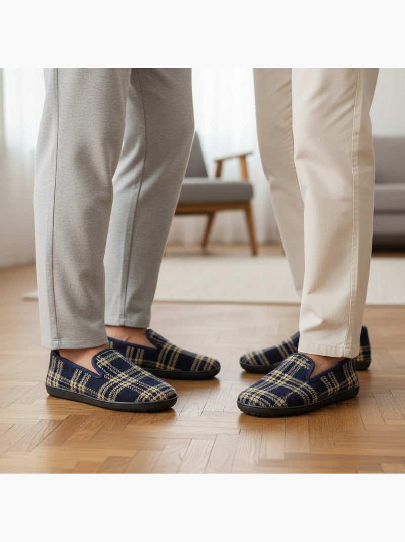 Pack de 2 pares de zapatillas de casa charentaises hombre ozabi Azul Azul - Kiabi