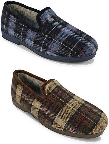 Pack de 2 pares de zapatillas de casa charentaises hombre ozabi