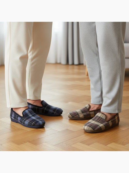 Pack de 2 pares de zapatillas de casa charentaises hombre ozabi - Kiabi