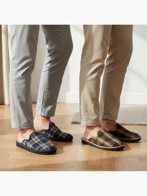 Pack de 2 pares zapatillas de casa mules hombre ozabi fabricadas en españa - Kiabi
