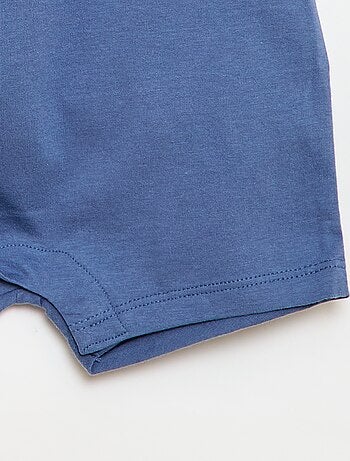 Pack de 2 peleles cortos de punto