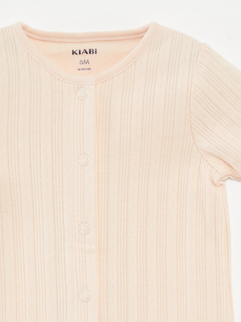 Pack de 2 peleles cortos ROSA - Kiabi