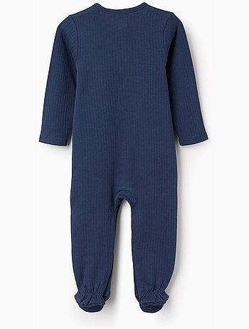 Pack de 2 peleles de algodón acanalados/estampados