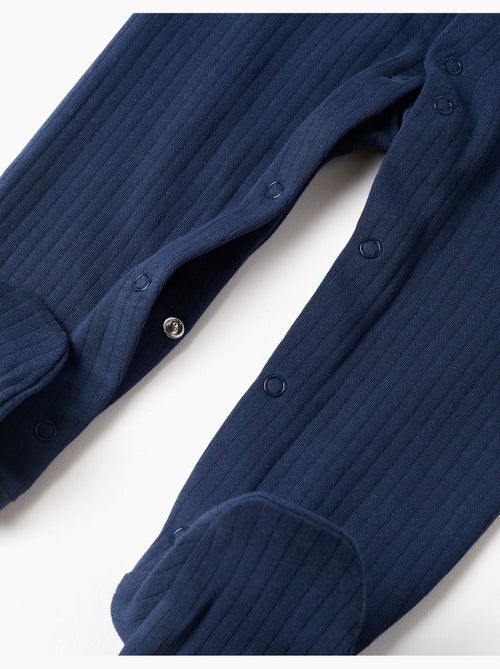 Pack de 2 peleles de algodón acanalados/estampados - Kiabi