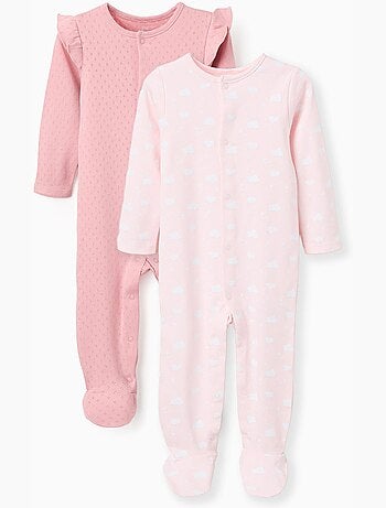 Pack de 2 peleles de algodón con motivo