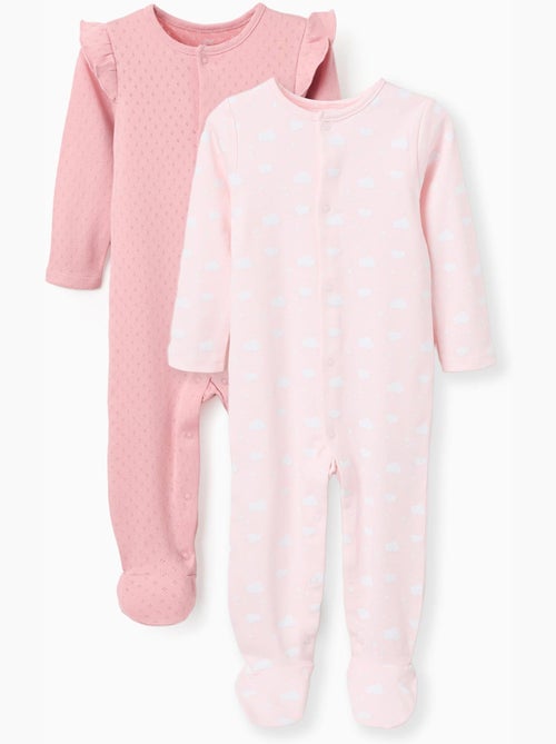 Pack de 2 peleles de algodón con motivo - Kiabi