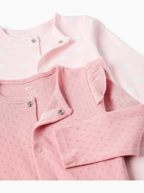 Pack de 2 peleles de algodón con motivo - Kiabi