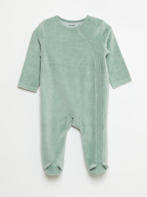 Pack de 2 peleles de terciopelo - Kiabi