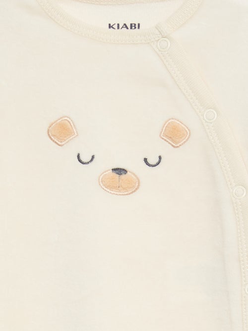 Pack de 2 peleles de terciopelo - Kiabi