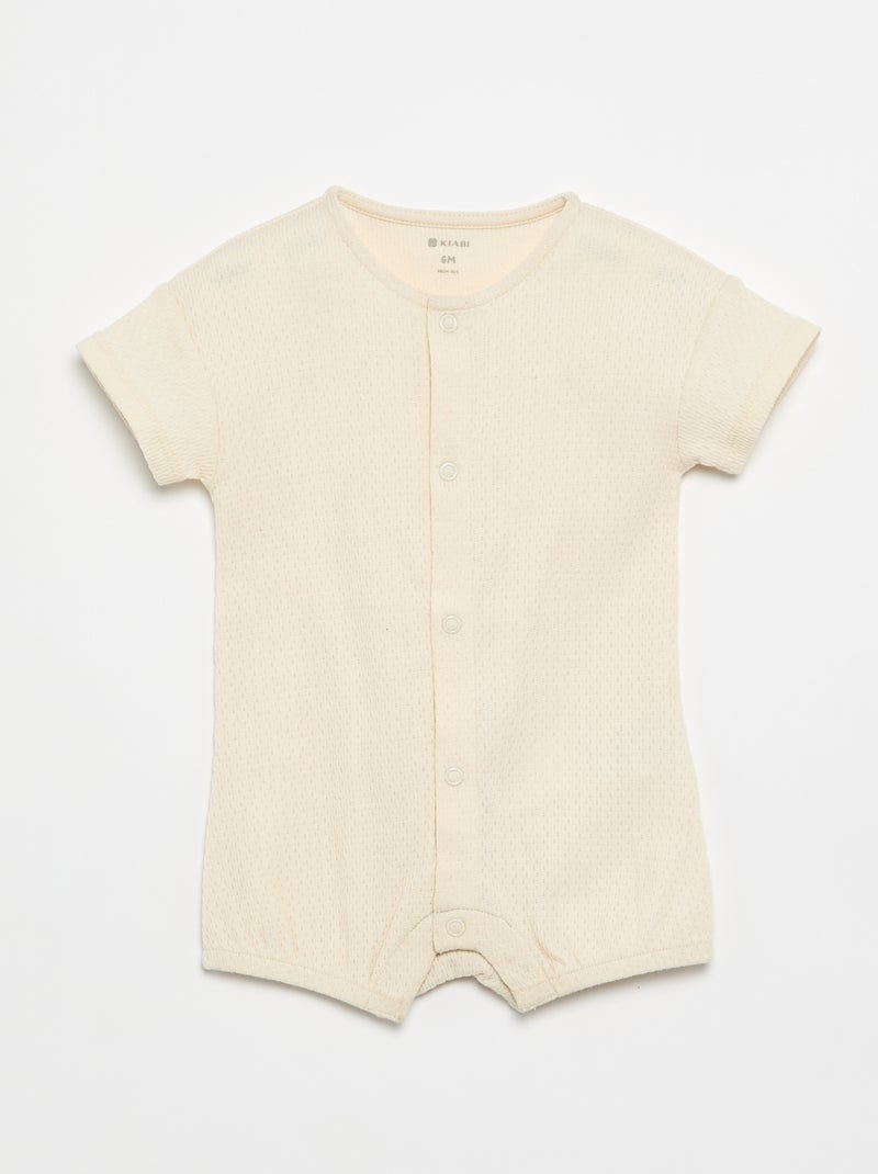Pack de 2 peleles ligeros abotonados Beige - Kiabi