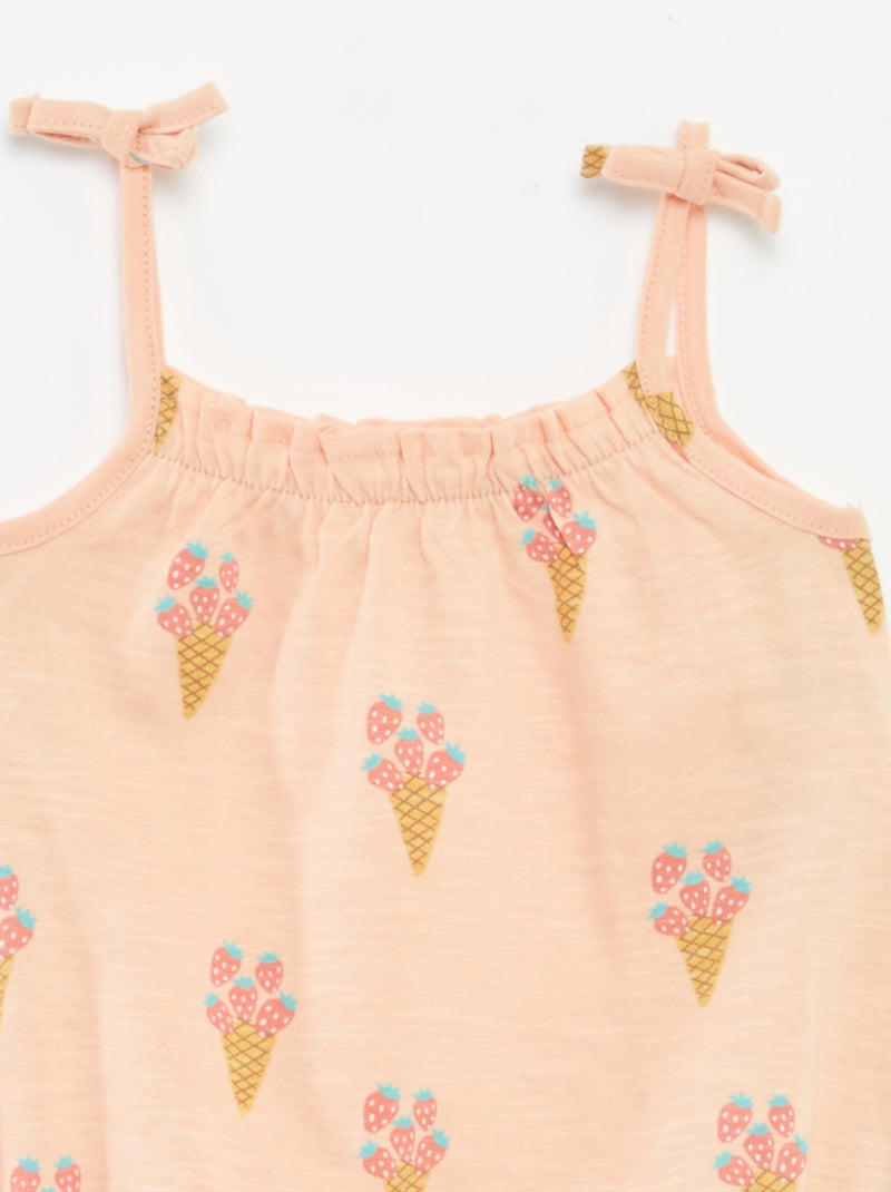 Pack de 2 peleles ligeros NARANJA - Kiabi