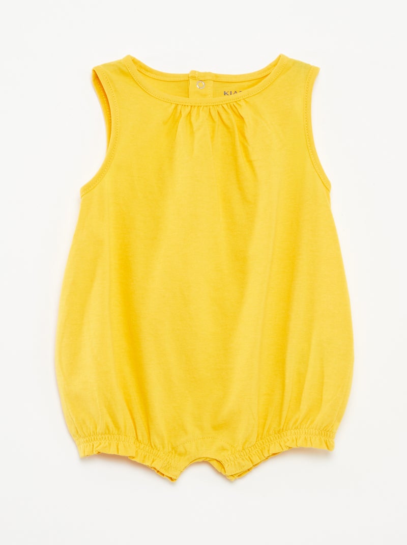 Pack de 2 peleles sin mangas AMARILLO - Kiabi