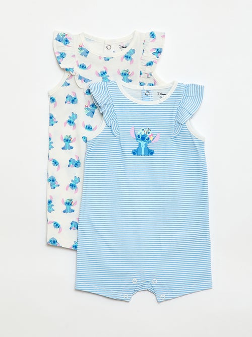 Pack de 2 peleles 'Stitch' 'Disney' sin mangas - Kiabi