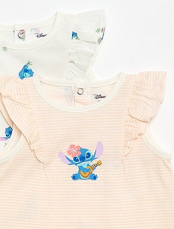 Pack de 2 peleles 'Stitch' 'Disney' sin mangas