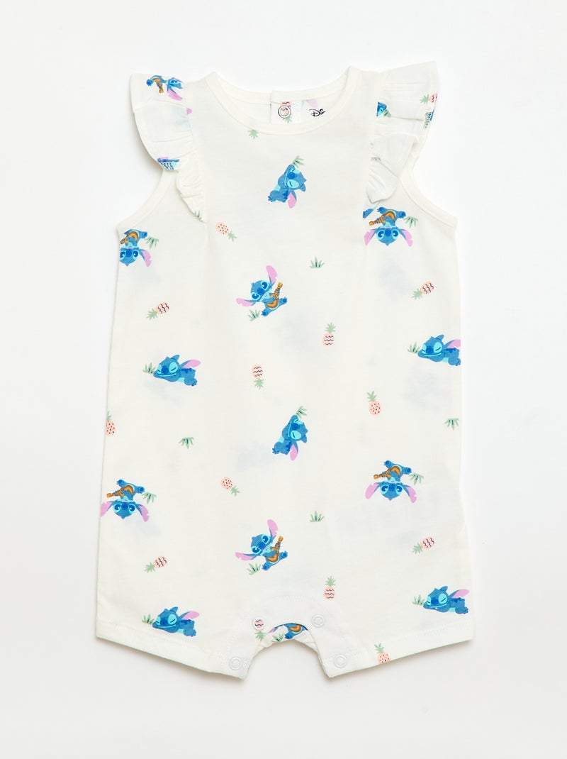 Pack de 2 peleles 'Stitch' 'Disney' sin mangas Blanco - Kiabi