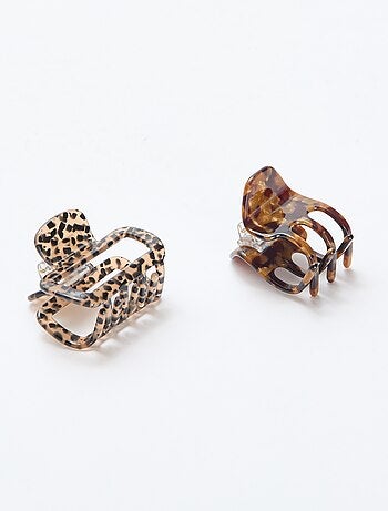 Pack de 2 pequeñas pinzas para el cabello