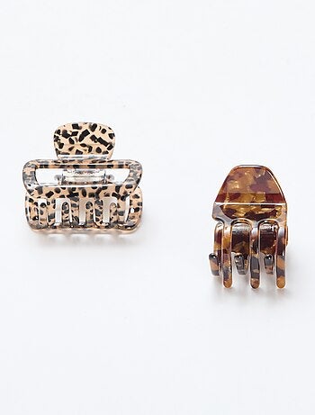 Pack de 2 pequeñas pinzas para el cabello