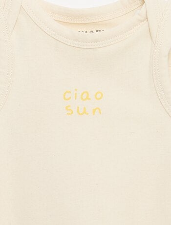 Pack de 2 piezas - body + Pantalón corto