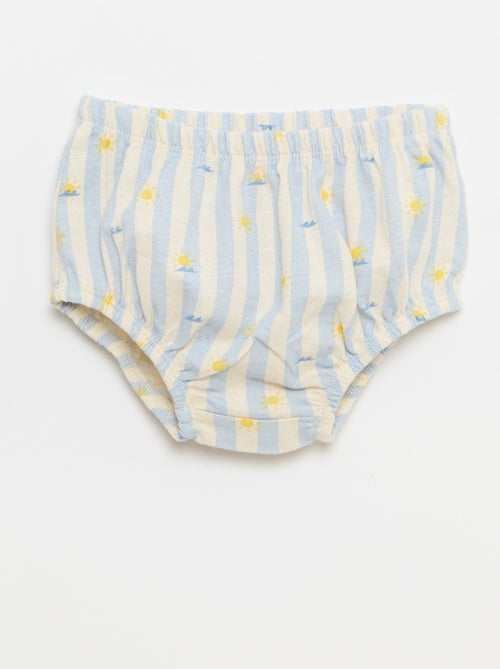 Pack de 2 piezas - body + Pantalón corto - Kiabi