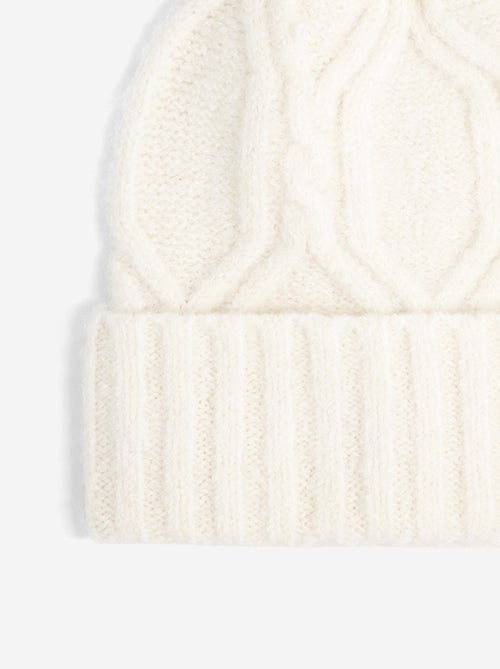 Pack de 2 piezas - Gorro con pompón + cuello tubular - Kiabi Pack de 2 piezas - Gorro con pompón + cuello tubular - Kiabi