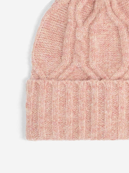 Pack de 2 piezas - Gorro con pompón + cuello tubular - Kiabi