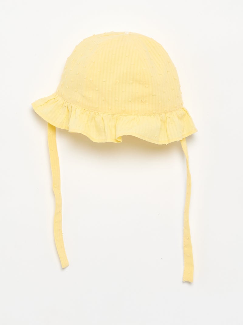 Pack de 2 piezas - pelele + sombrero Amarillo - Kiabi