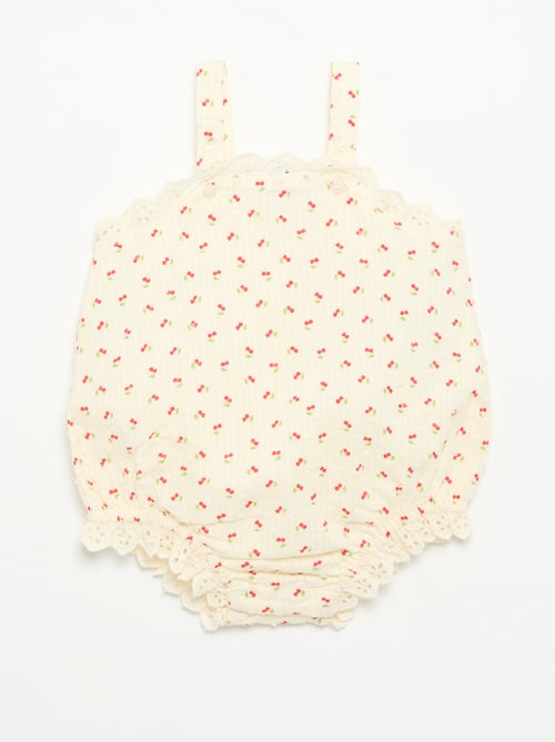 Pack de 2 piezas - pelele + sombrero - Kiabi