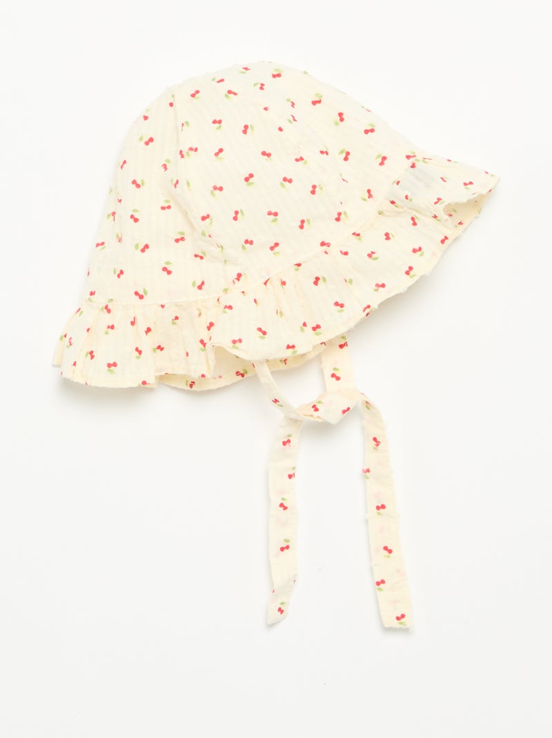 Pack de 2 piezas - pelele + sombrero Beige - Kiabi