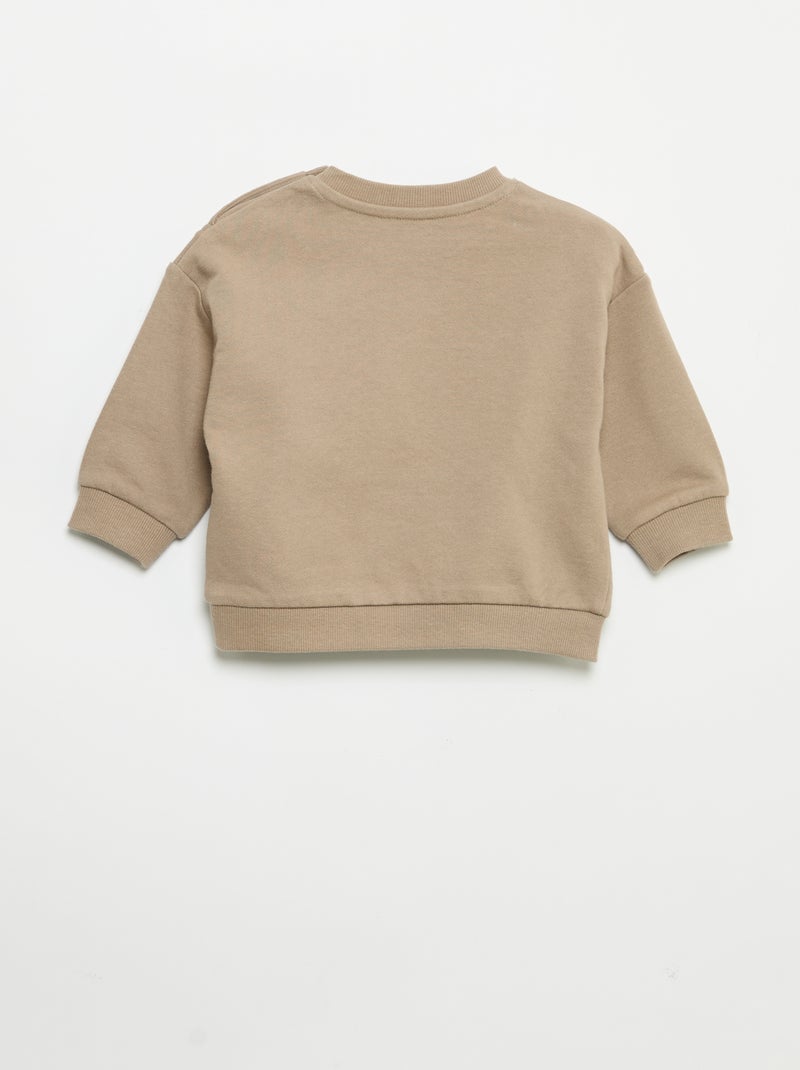 Pack de 2 piezas - sudadera + chándal Beige - Kiabi