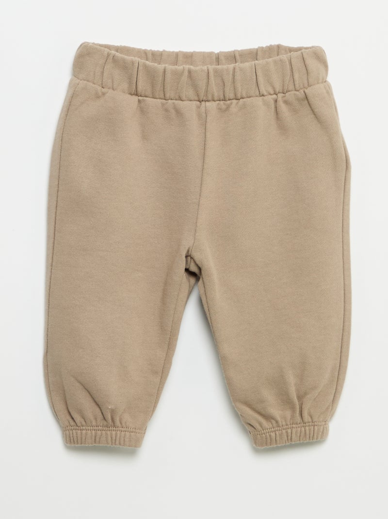 Pack de 2 piezas - sudadera + chándal Beige - Kiabi