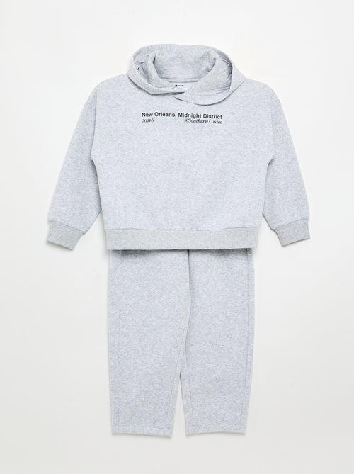 Pack de 2 piezas - sudadera + chándal - Kiabi