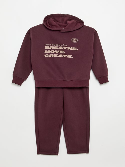Pack de 2 piezas - sudadera + chándal - Kiabi