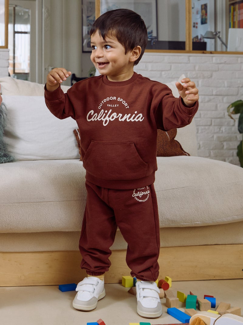 Pack de 2 piezas - sudadera + chándal Rojo - Kiabi