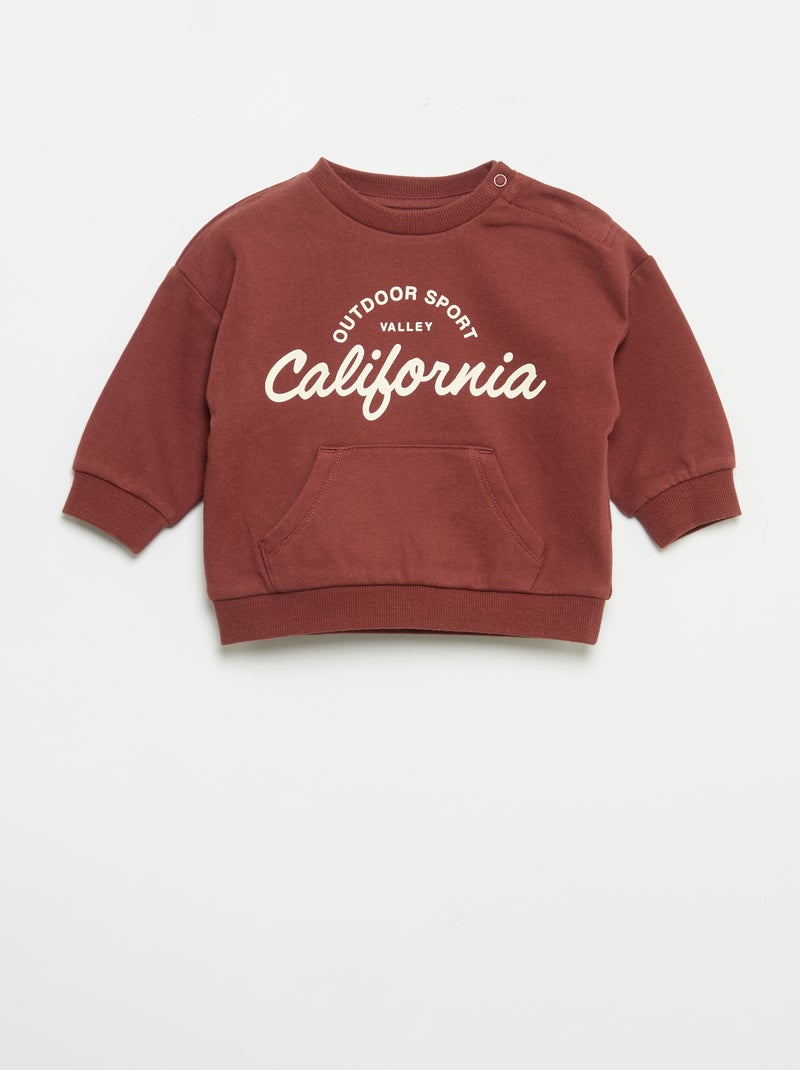 Pack de 2 piezas - sudadera + chándal Rojo - Kiabi