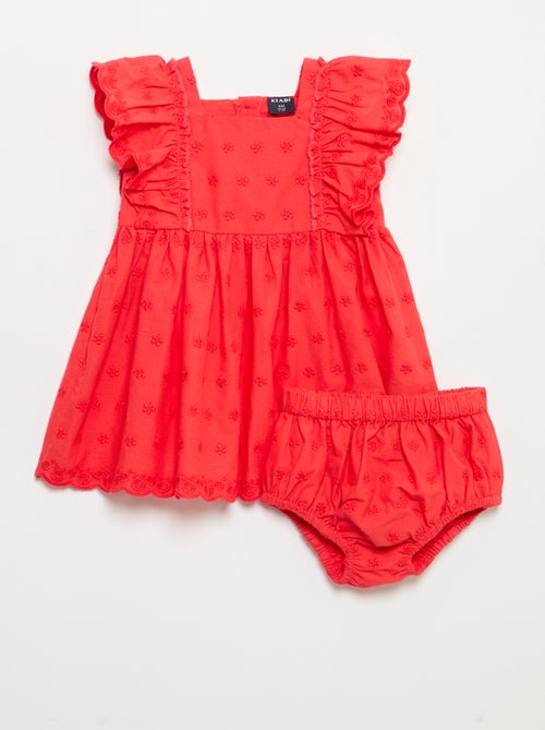 Pack de 2 piezas - vestido sin mangas + braguita - Kiabi