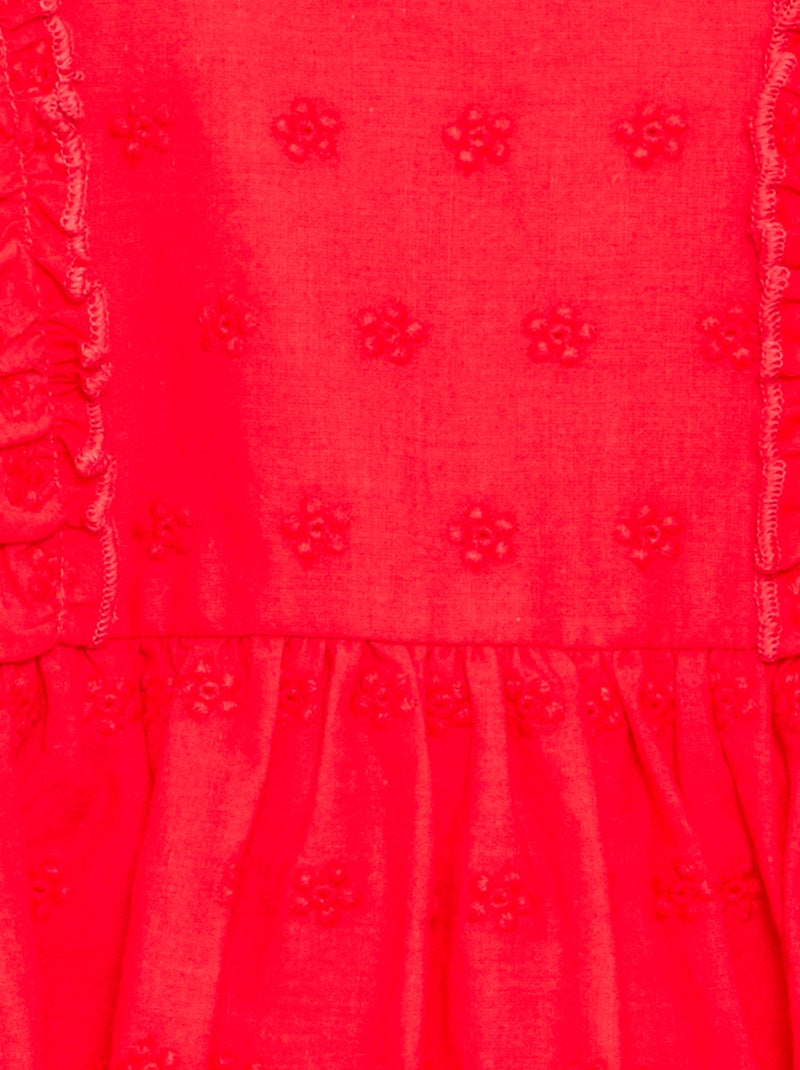 Pack de 2 piezas - vestido sin mangas + braguita Rojo - Kiabi