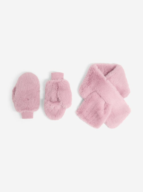 Pack de 2 piezas: bufanda + manoplas - Kiabi