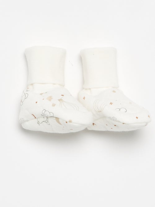 Pack de 2 piezas 'Petit Béguin' - Mono + patucos - Kiabi