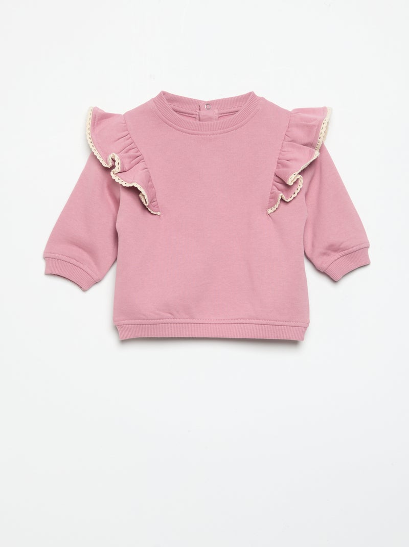 Pack de 2 piezas: sudadera + legging Blanco - Kiabi