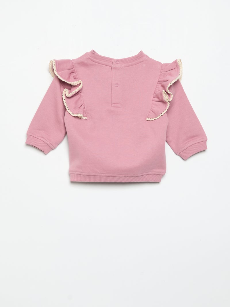 Pack de 2 piezas: sudadera + legging Blanco - Kiabi