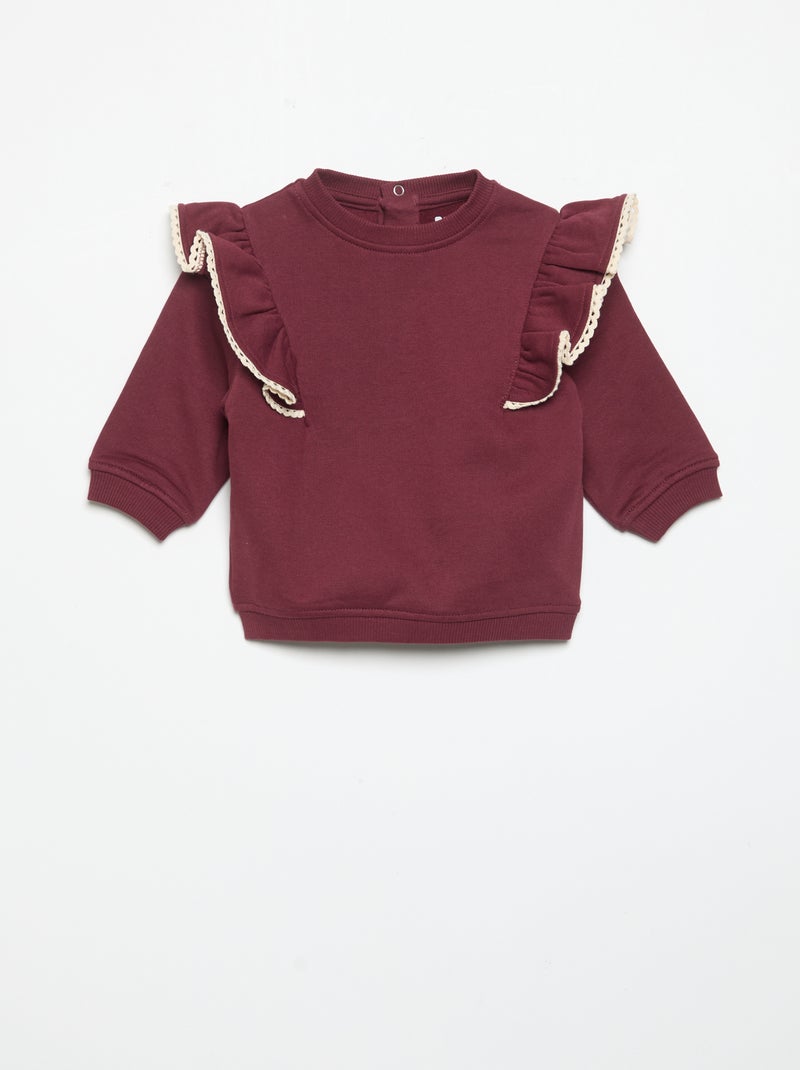 Pack de 2 piezas: sudadera + legging Purpura - Kiabi