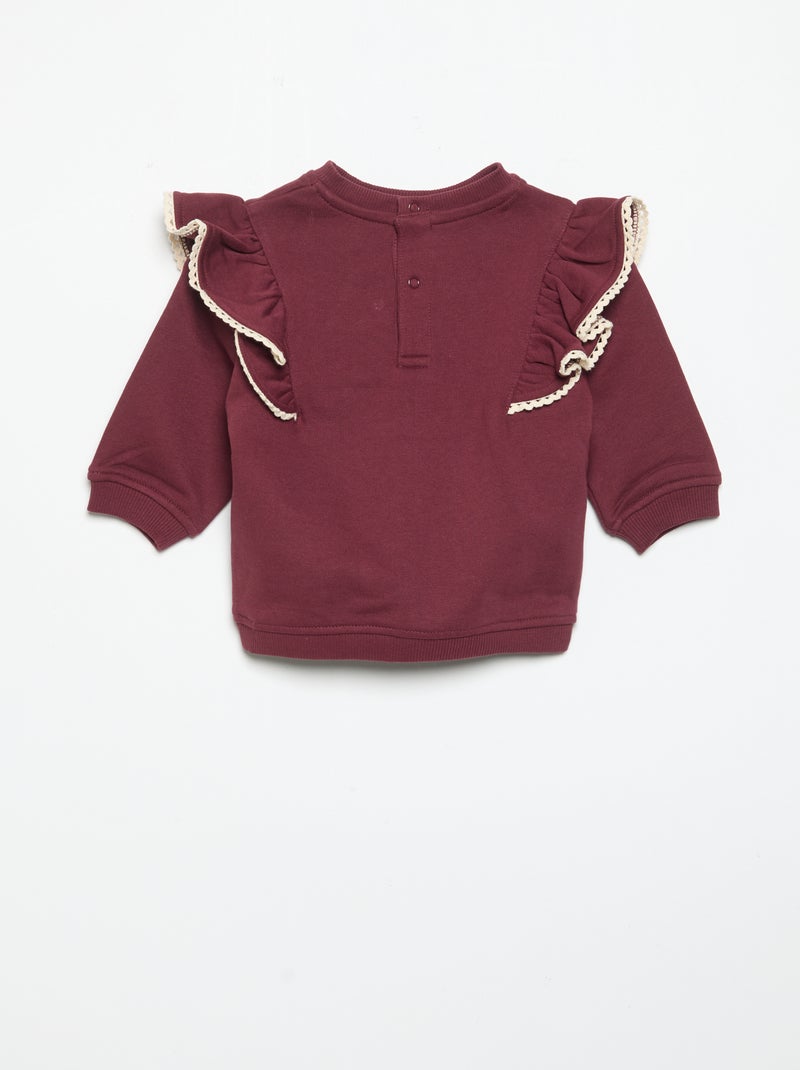 Pack de 2 piezas: sudadera + legging Purpura - Kiabi