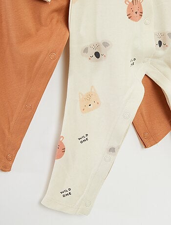 Pack de 2 pijamas con cierre - So Easy